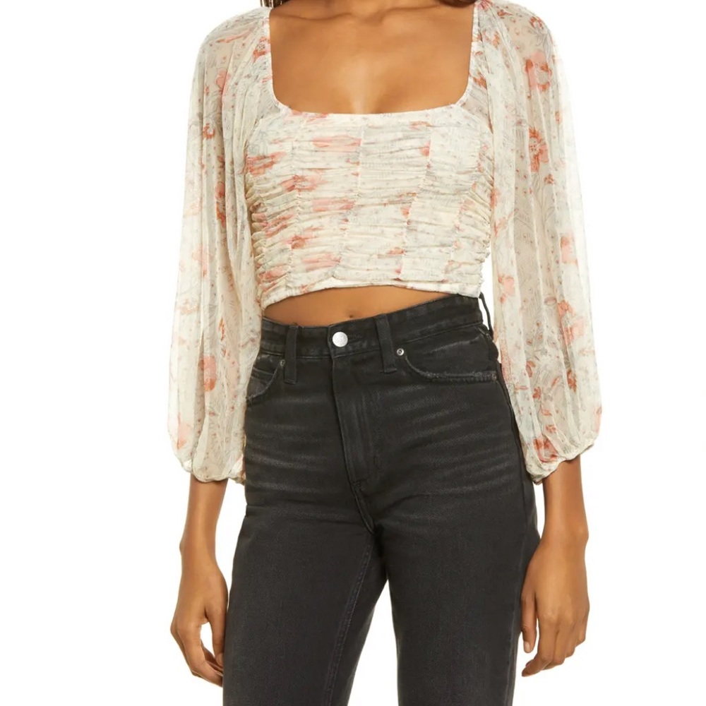 Free People Lilia Top in Tea Combo Size XS